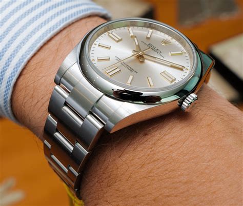 rolex oyster perpetual 41 orange|rolex oyster perpetual 41 review.